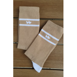 Wavy Socken Summer-Beige